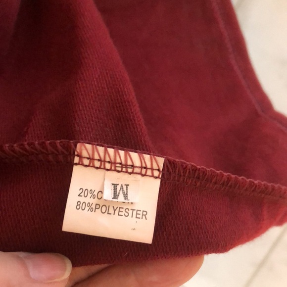 Drawstring hoodie high low hem. - Picture 10 of 11